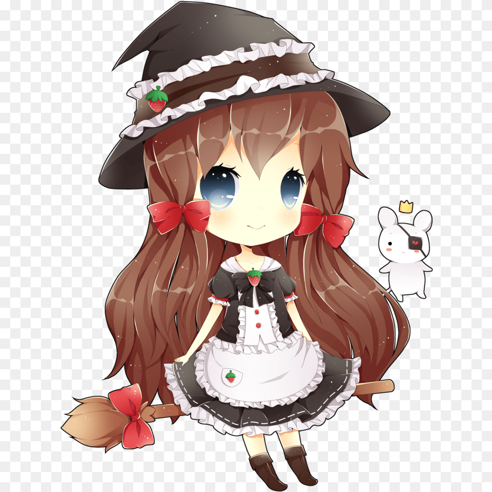 Art Trade With Sakuracaramel Chibi, Book, Comics, Publication, Baby Free Transparent Png