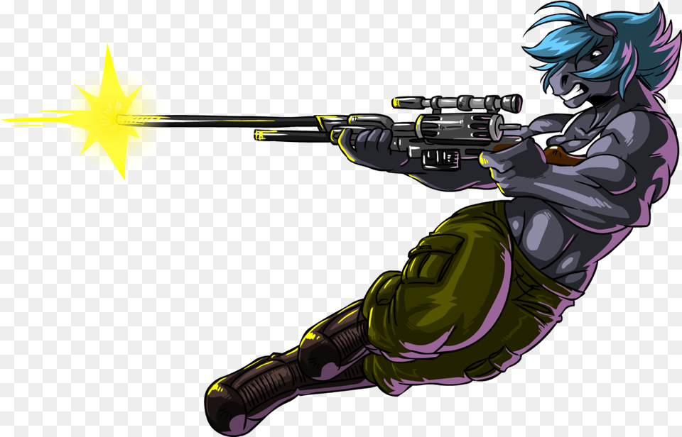 Art Transparent Image Furry With Gun, Weapon, Rifle, Firearm, Person Free Png