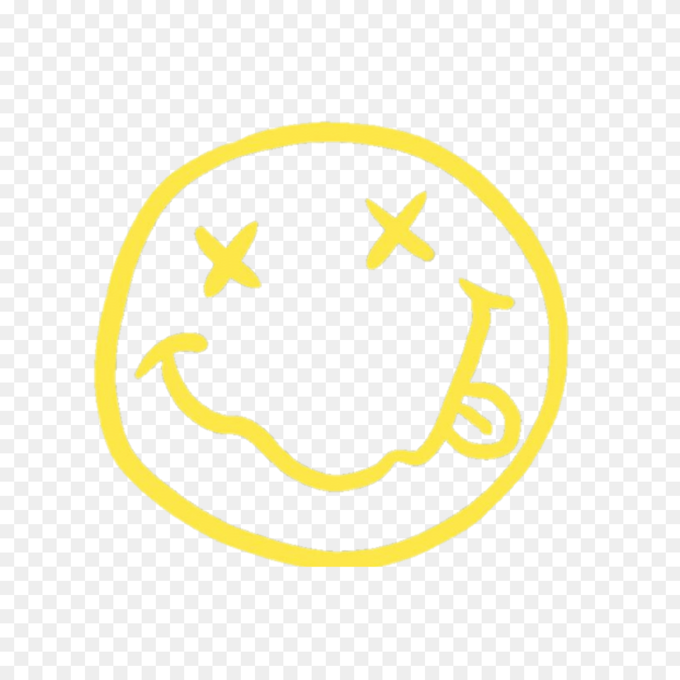 Art Tumblr Edit Stckers Nirvana Yellow Madewith, Symbol, Logo Free Transparent Png