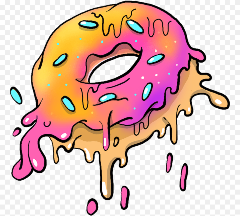 Art Tumblr Sticker Donut Picsart Tumblrpng Grimeart, Food, Sweets, Baby, Person Free Png Download