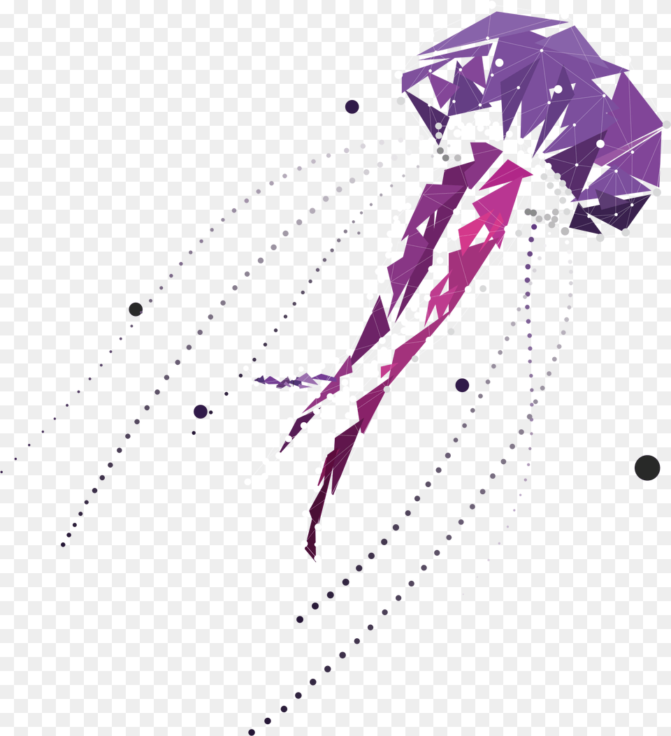 Art U2014 Ocean Protocol Jellyfish Background, Purple, Toy, Kite Free Transparent Png
