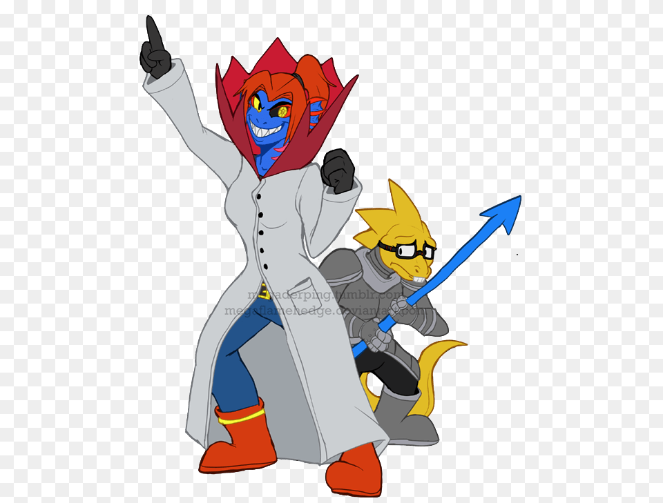 Art Undyne Would Make A Terrifying Mad Scientist Also Includes, Book, Comics, Publication, Baby Png