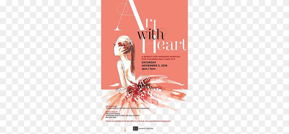 Art With Heart Shriners Hospitals For Children, Advertisement, Book, Poster, Publication Png Image