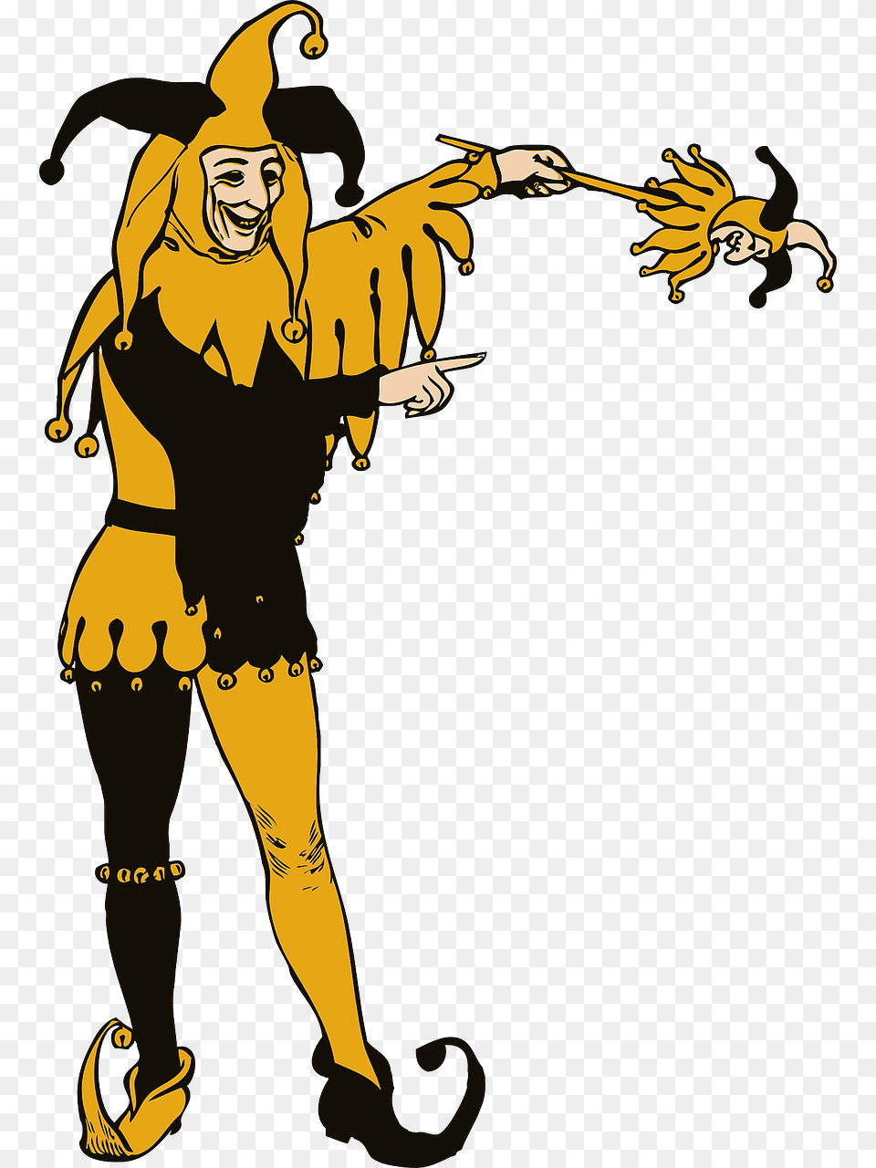 Artartworkyellow Jester, Adult, Person, Female, Woman Free Png Download