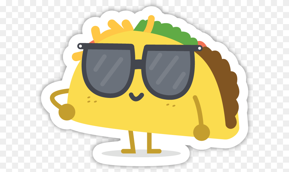 Artboard 6 Cartoon Taco With Glasses, Accessories, Sunglasses Free Png