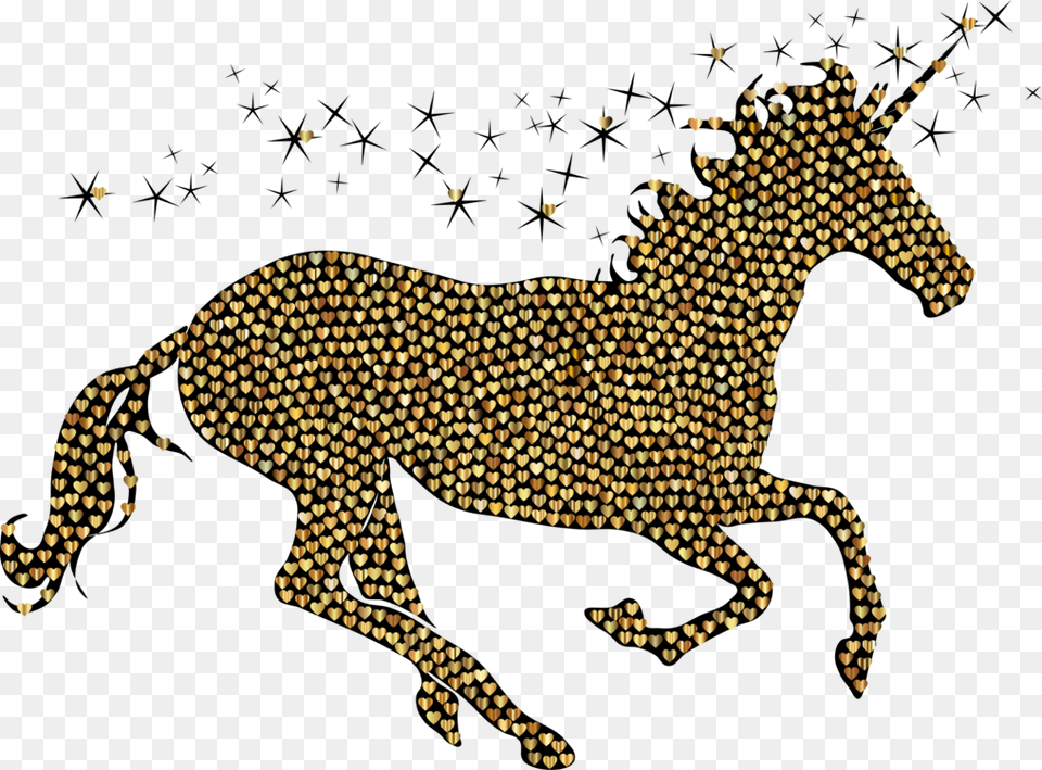 Artcarnivoranhorse Black Unicorn Clipart, Animal, Cheetah, Mammal, Wildlife Free Png