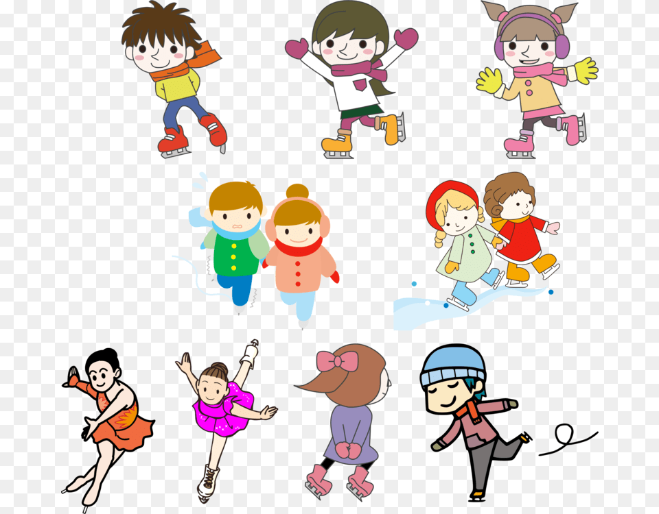 Artcommunicationplay Winter Olympic Sport Clipart For Kids, Baby, Child, Person, Female Free Png Download