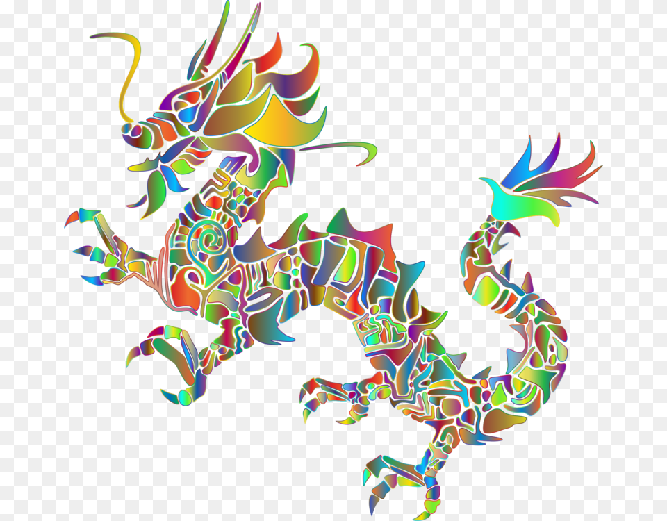 Artdragongraphic Design Transparent Silhouette Dragon Clipart, Pattern Free Png