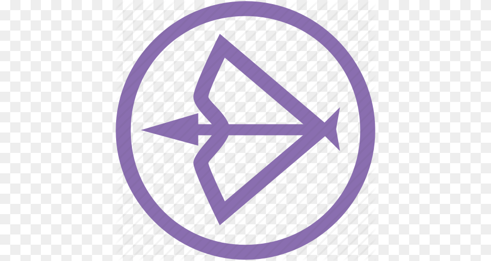 Artemis Bow And Arrow Goddess Greek Mythology Hunting Purple, Star Symbol, Symbol Png Image