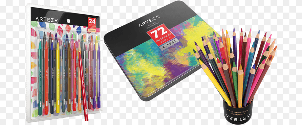Arteza Watercolor Pencils For Artists Review Videos Arteza Watercolour Pencils Uk, Pencil Free Png Download