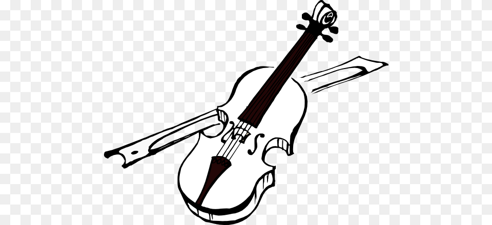Artfavor Violin Black White Music Graphics, Musical Instrument, Blade, Dagger, Knife Free Png