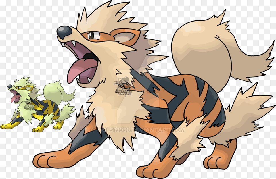 Artfictional Characteranimated Arcanine, Book, Comics, Publication, Baby Free Png Download