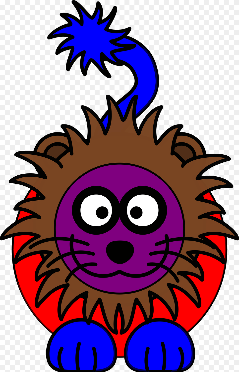 Artflowerleaf Cartoon Lion Clipart Png