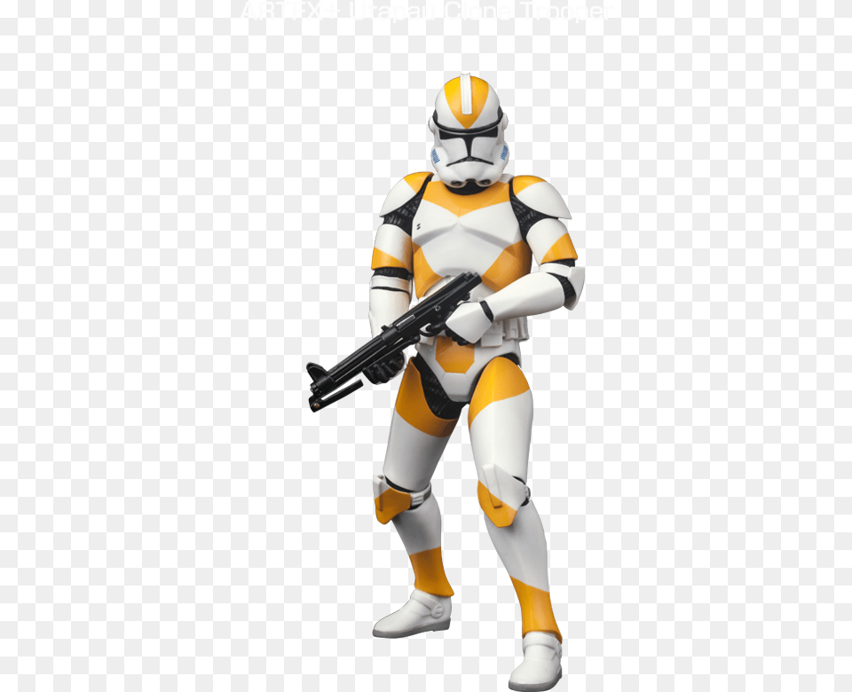 Artfx Utapau Clone Trooper, Person, Helmet, Gun, Weapon Png Image