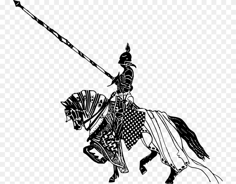 Arthorse Tackarmour Black Knight Horse Logo, Gray Png Image