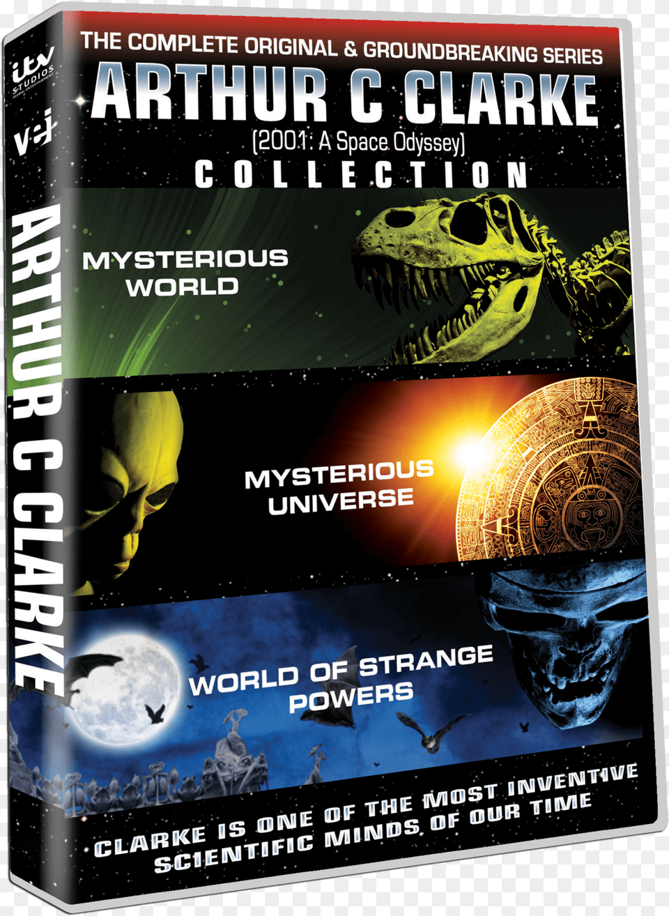 Arthur C Clarke Collection Sci Fi Documentary Series Flyer, Advertisement, Poster, Reptile, Animal Free Png