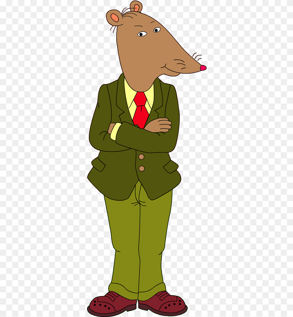 Arthur Characters Mr Ratburn, Formal Wear, Person, Clothing, Suit Free Png
