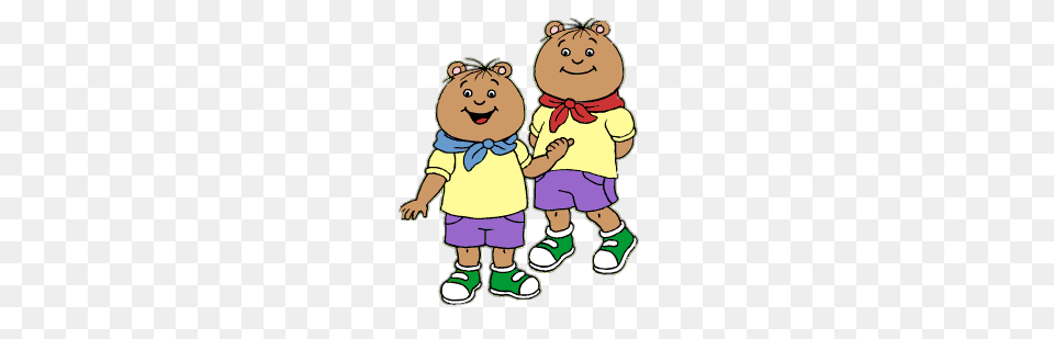 Arthur Characters The Tibble Twins, Baby, Person, Clothing, Shorts Free Transparent Png