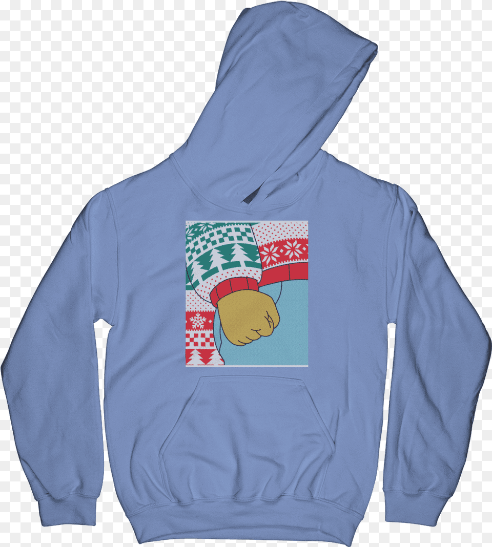 Arthur Fist Transparent, Clothing, Hood, Hoodie, Knitwear Free Png Download