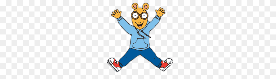Arthur Jumping In The Air Transparent, Baby, Person, Cartoon, Face Png Image