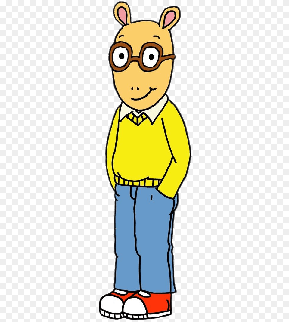 Arthur With Hands In Pockets Hell Is An Aardvark, Baby, Person, Cartoon, Face Png