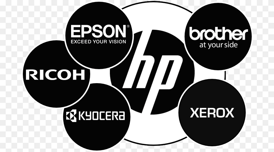 Articals Printer Brands Logo Epson Canon Brother Logo, Advertisement, Poster Free Png