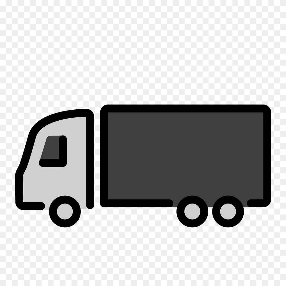 Articulated Lorry Emoji Clipart, Vehicle, Van, Transportation, Moving Van Png Image