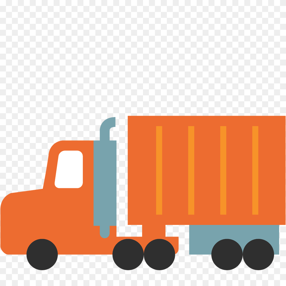 Articulated Lorry Emoji Clipart, Trailer Truck, Transportation, Truck, Vehicle Free Transparent Png