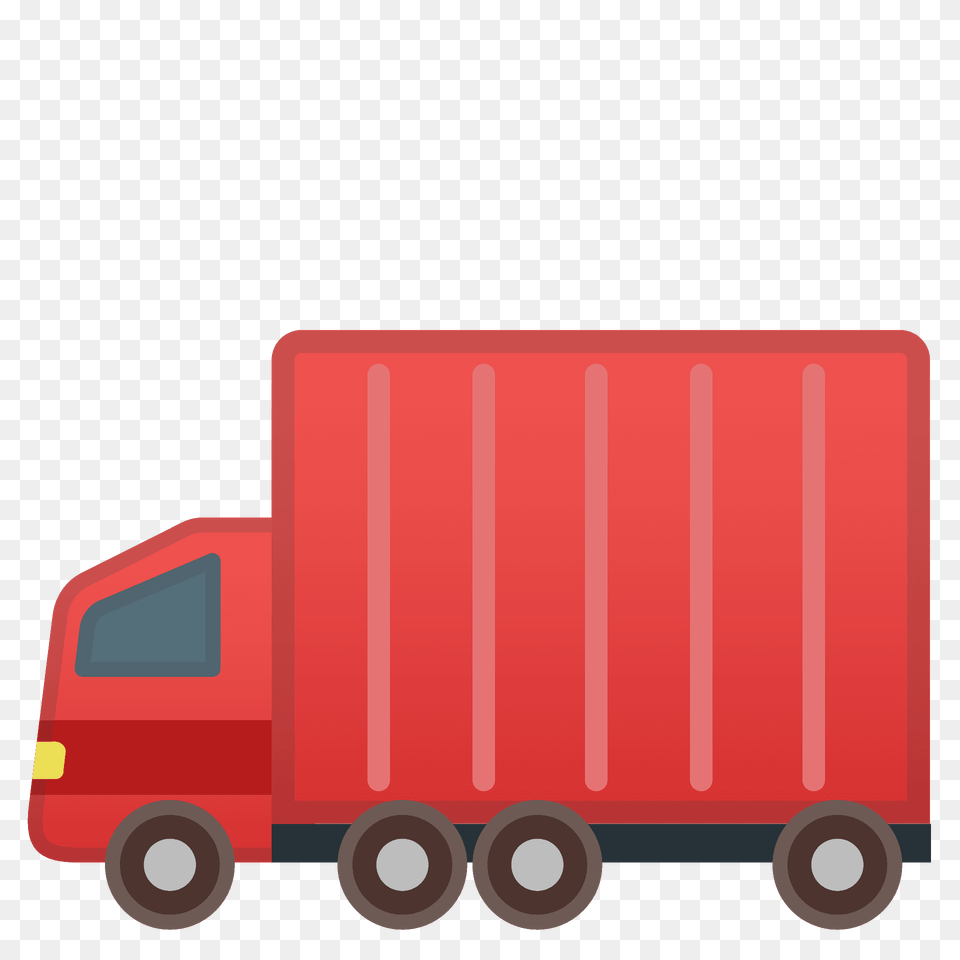Articulated Lorry Emoji Clipart, Moving Van, Transportation, Van, Vehicle Png Image