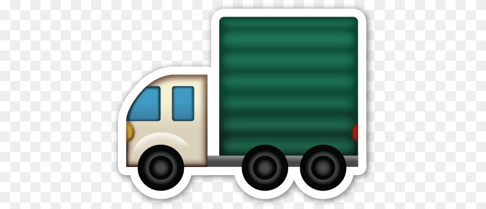 Articulated Lorry Emoji Stickers Smileys Child Development Taxi Emoji Background, Moving Van, Transportation, Van, Vehicle Free Transparent Png