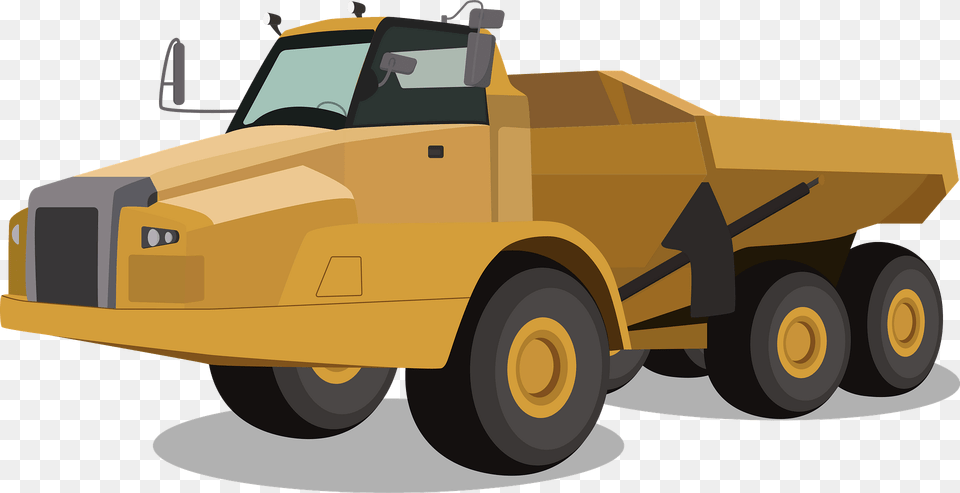 Articulated Truck Clipart, Bulldozer, Machine, Wheel, Transportation Png