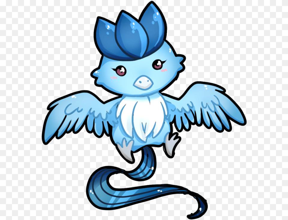 Articuno Chibi Articuno Chibi, Animal, Bird, Jay, Baby Free Png Download