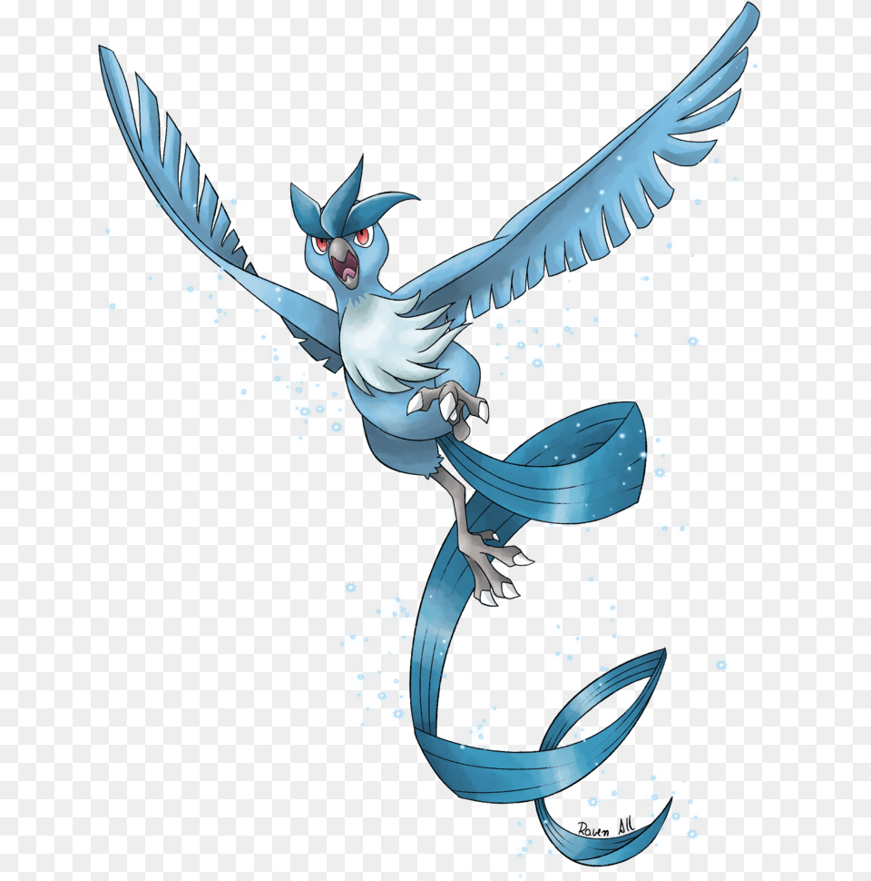 Articuno Drawing Ardacono Huge Freebie Download Articuno Flying, Animal, Bird, Jay, Fish Free Png