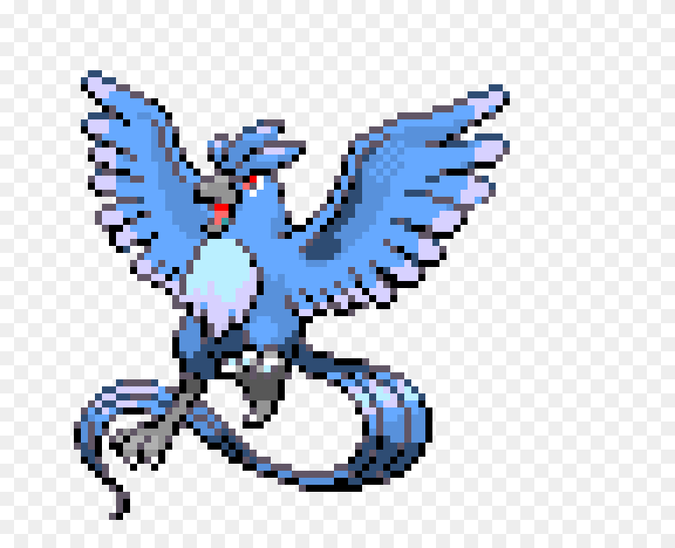 Articuno Pixel Art Pixel Art Maker, Animal, Bird, Jay, Blue Jay Png