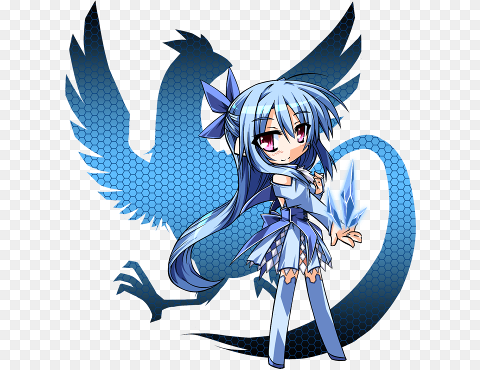 Articuno Pokmon As Anime Human, Adult, Book, Comics, Female Png Image