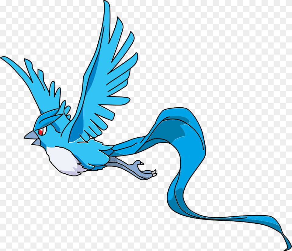 Articuno Transparent Flying Articuno, Animal, Bird, Jay, Bluebird Free Png Download