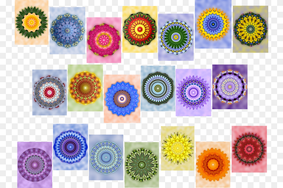 Artificial Flower, Art, Collage, Pattern, Spiral Free Png Download