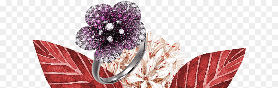 Artificial Flower, Accessories, Jewelry, Gemstone, Ring Free Png Download