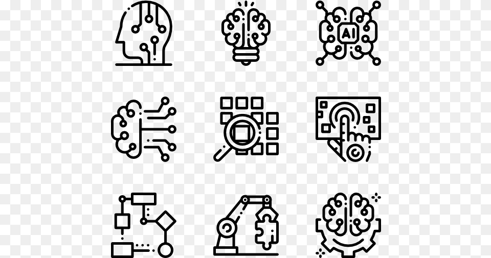 Artificial Intelligence Artificial Intelligence Icons, Gray Png Image