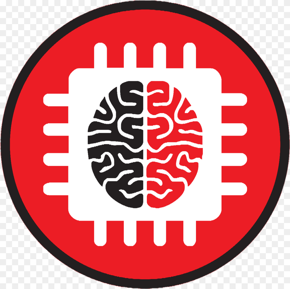 Artificial Intelligence White Icon, Sticker, Logo, Face, Head Png Image