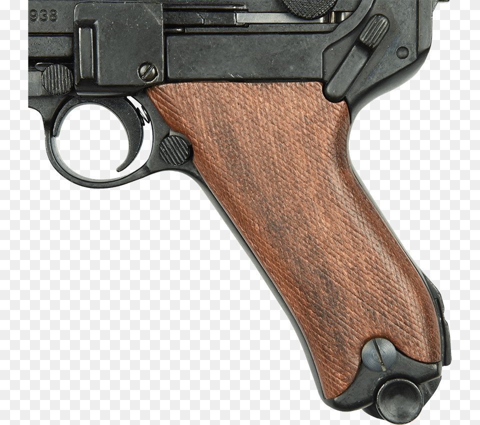 Artillery P08 Luger Pistol With Wood Grips Starting Pistol, Firearm, Gun, Handgun, Weapon Free Png