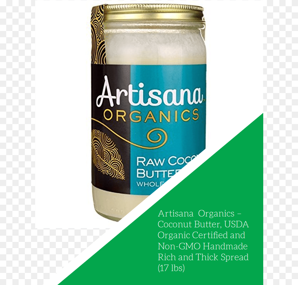 Artisana Organics Coconut Butter Usda Organic Certified, Food, Mayonnaise, Jar, Alcohol Free Png Download