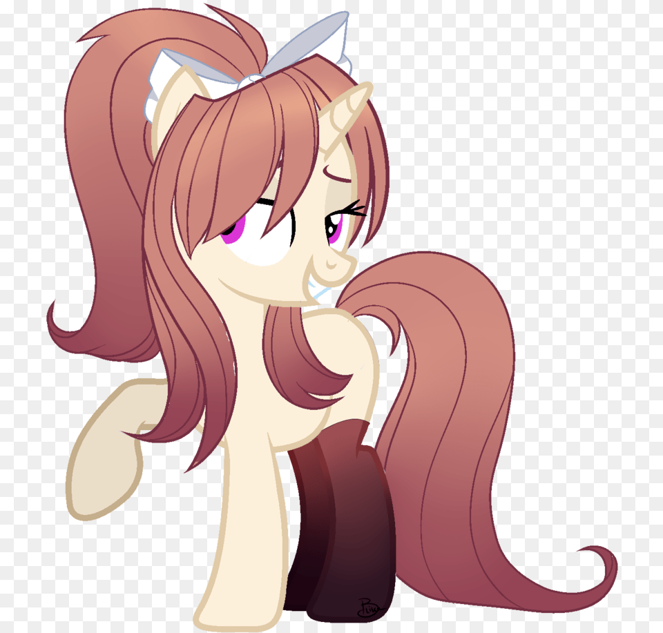 Artist Beashay Bow Background Doki Doki Literature Club Pony, Book, Comics, Publication, Baby Free Transparent Png