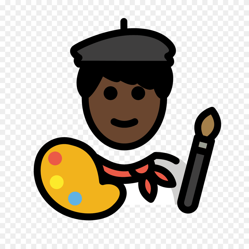 Artist Emoji Clipart, Face, Head, Person, Baby Free Transparent Png