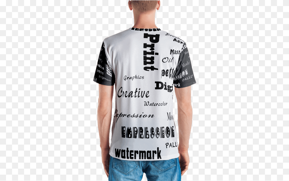 Artist Full Print Men39s T Shirt T Shirt, Clothing, T-shirt Free Png Download