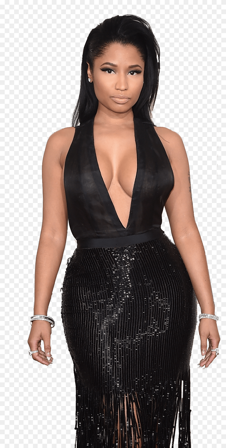 Artist Grammy Com Nicki Minaj Grammys 2017, Adult, Person, Formal Wear, Female Free Png