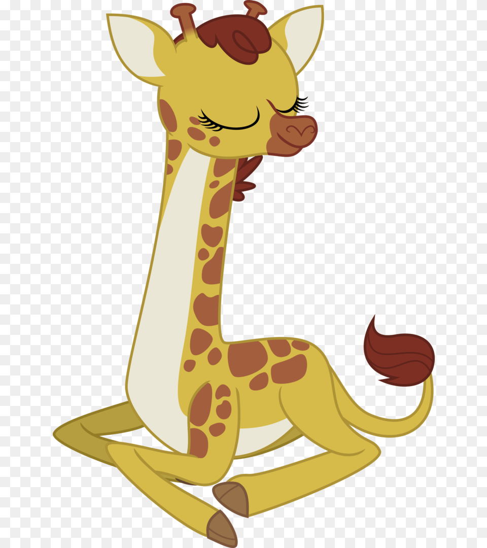 Artist Iknowpony Fluttershy Gina The Giraffe Mlp, Cartoon, Animal, Mammal, Kangaroo Png Image