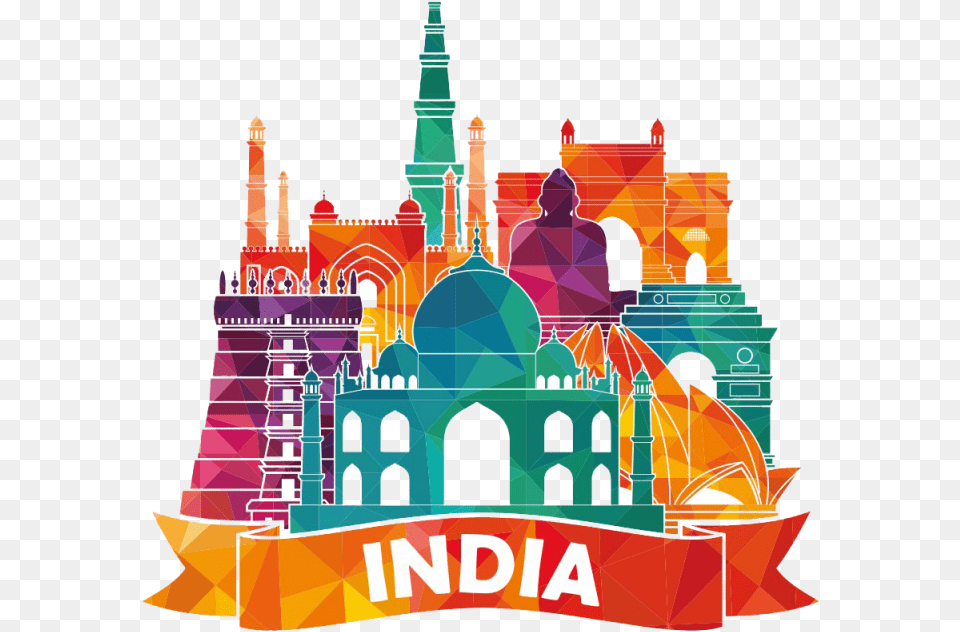 Artist Impression Of India Happy Independence Day 2019, Architecture, Building, Dome, Bulldozer Png