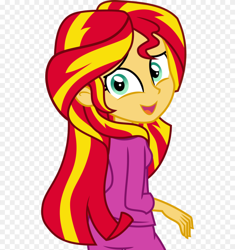 Artist Katequantum Clothes Cute Equestria Girls Nice Sunset Shimmer Pregnant, Book, Comics, Publication, Baby Free Transparent Png