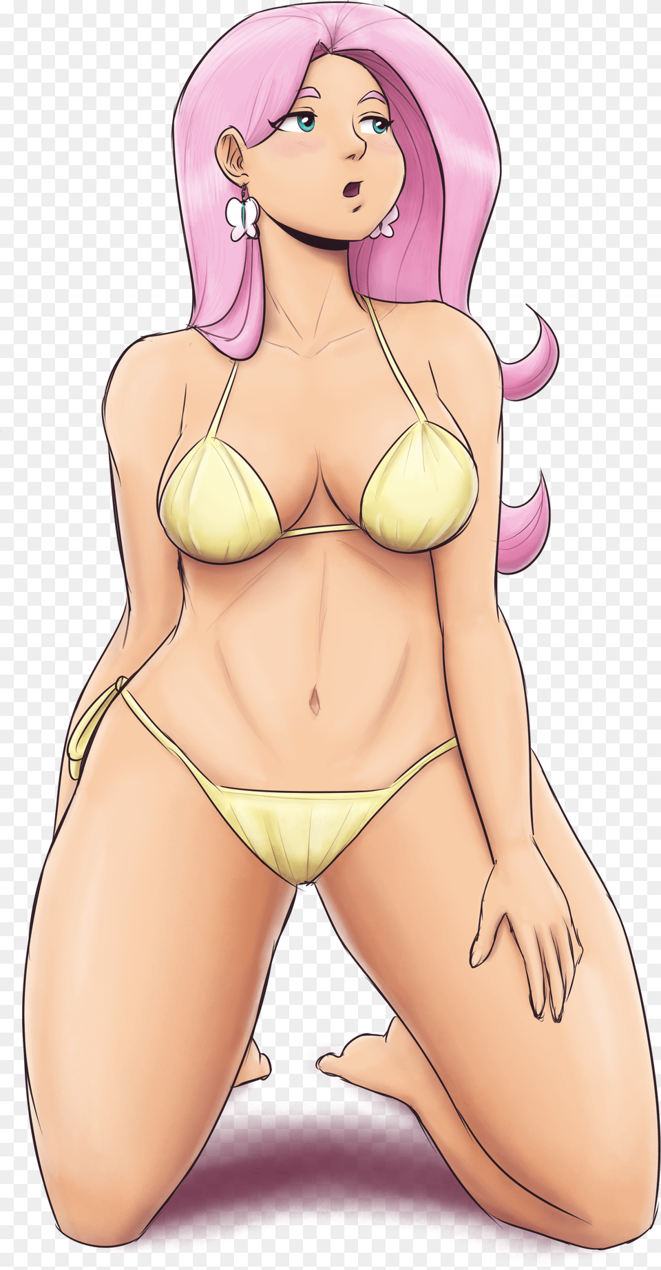 Artist King Kakapo Artist Megasweet Cartoon, Adult, Swimwear, Person, Woman Png